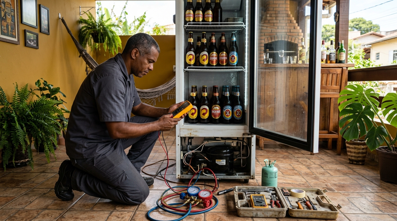 Conserto de placa eletrônica de cervejeira em Capão Redondo, Zona Sul‑SP